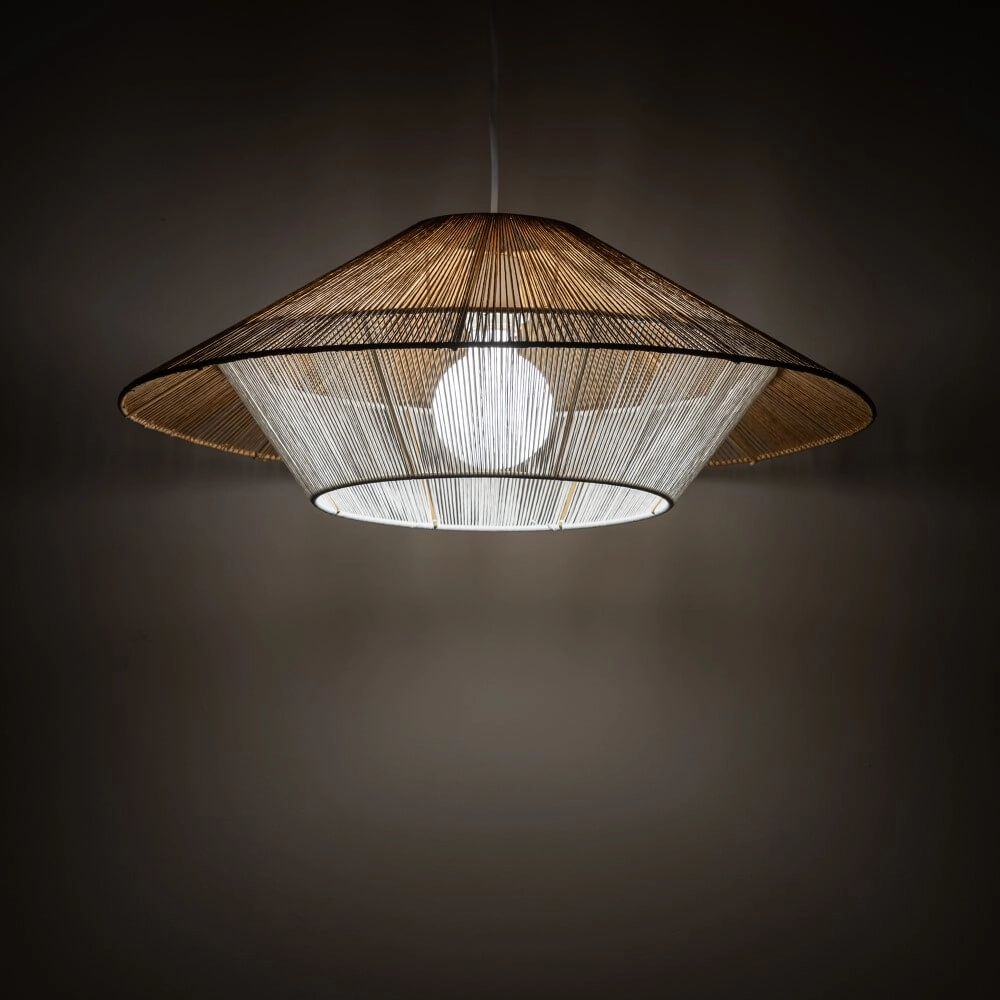 Rotan hanglamp Japandi M Ø 60cm Lyora 5903139111577
