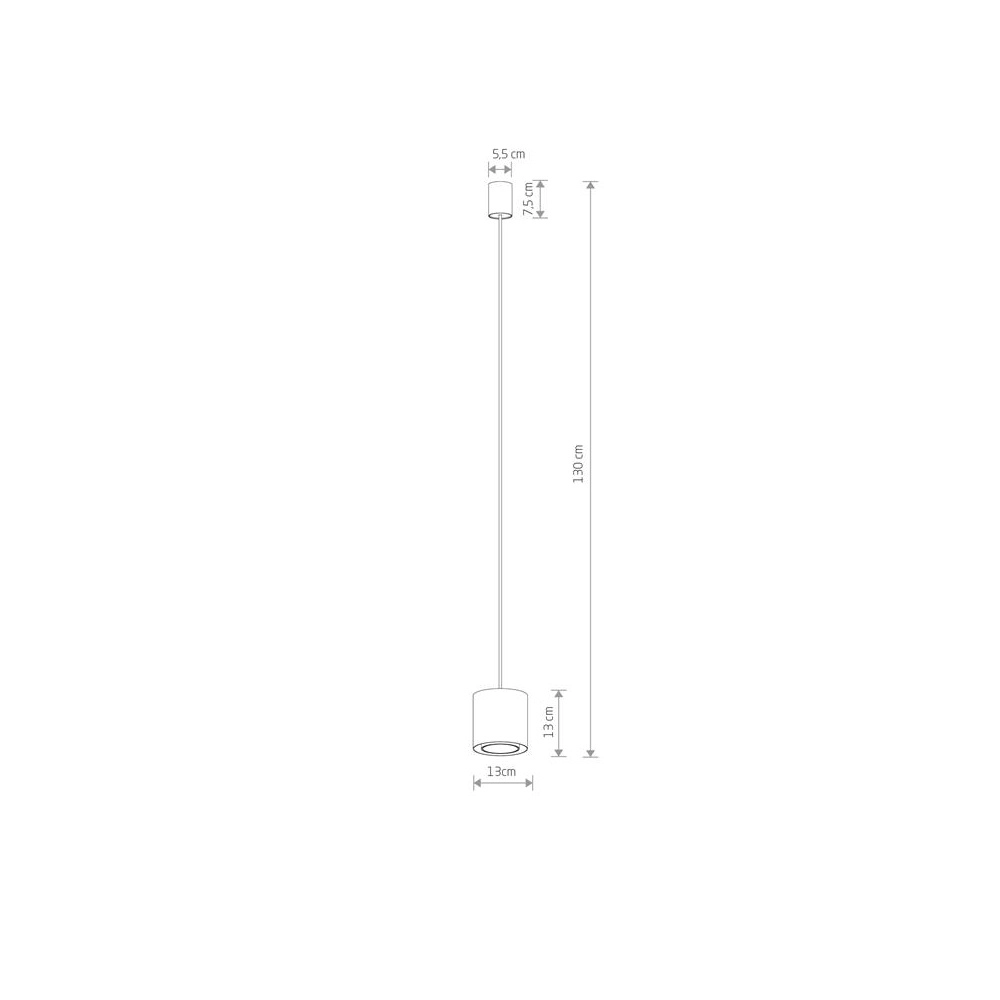 Moderne hanglamp Point Duo zwart Ø 13cm Lyora 5903139115124