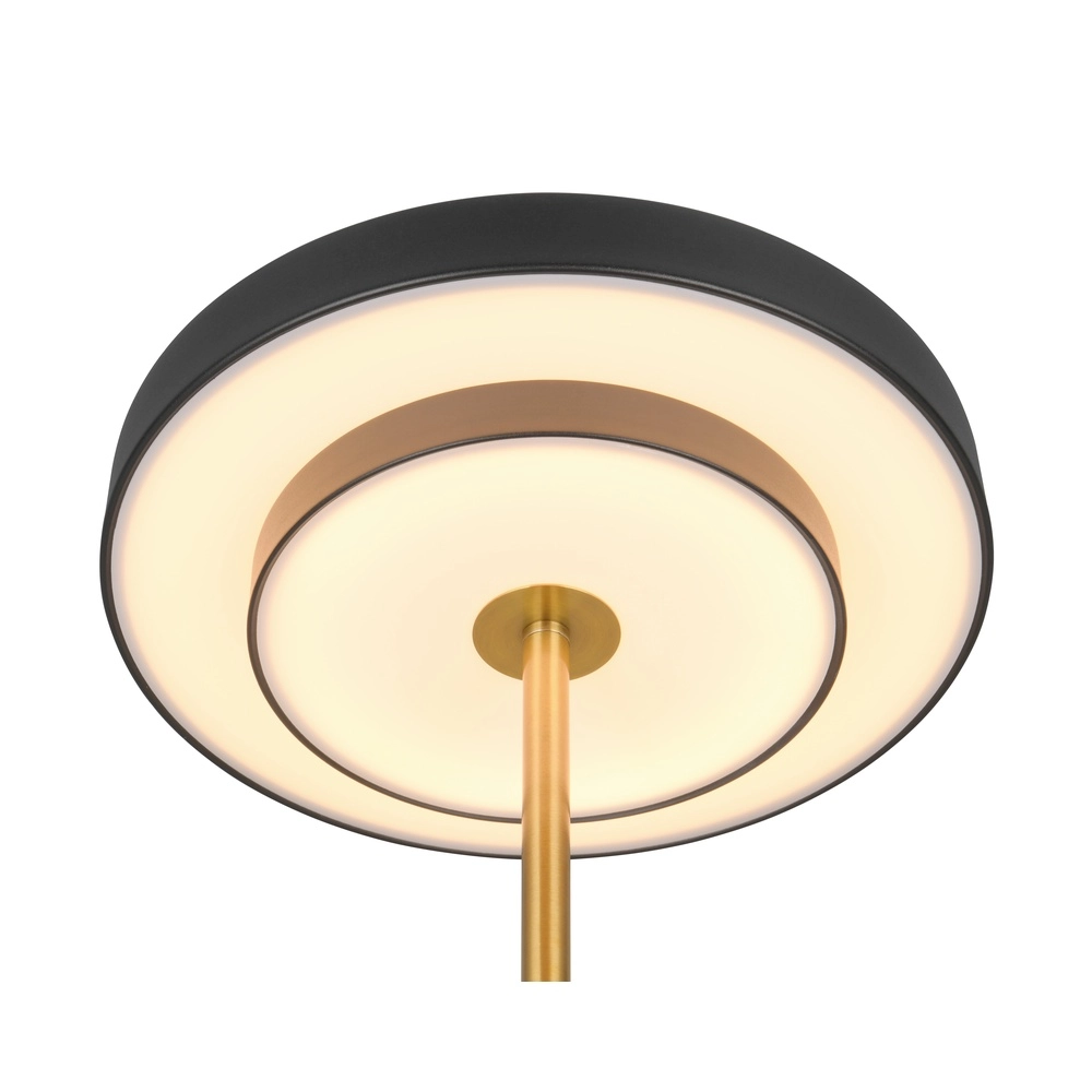 Design tafellamp Keaton zwart met goud Trio 4017807655865