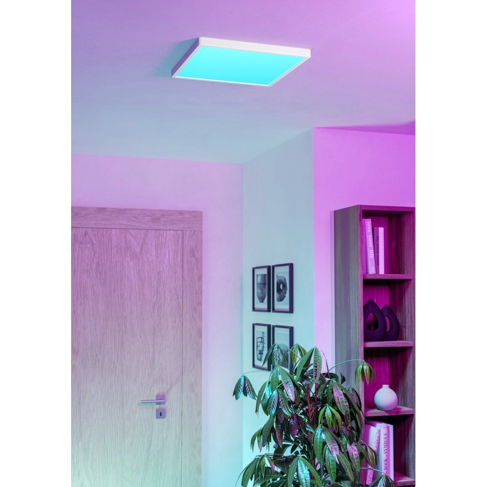Zigbee plafondlamp Fueva 6-Z vierkant - wit - 39x39cm Eglo 9008606330591
