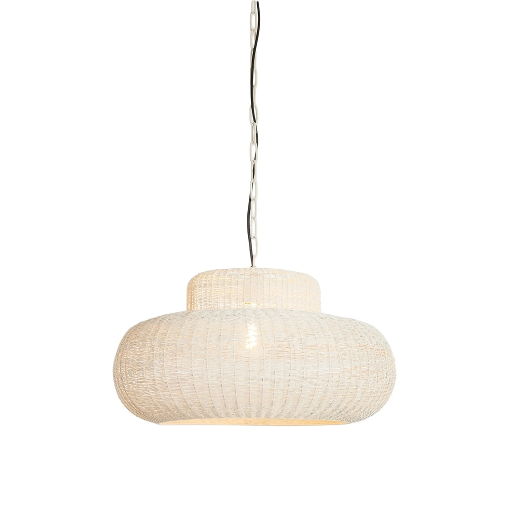Metalen hanglamp Piedra Ø 59cm - crème Light & Living 8717807778835