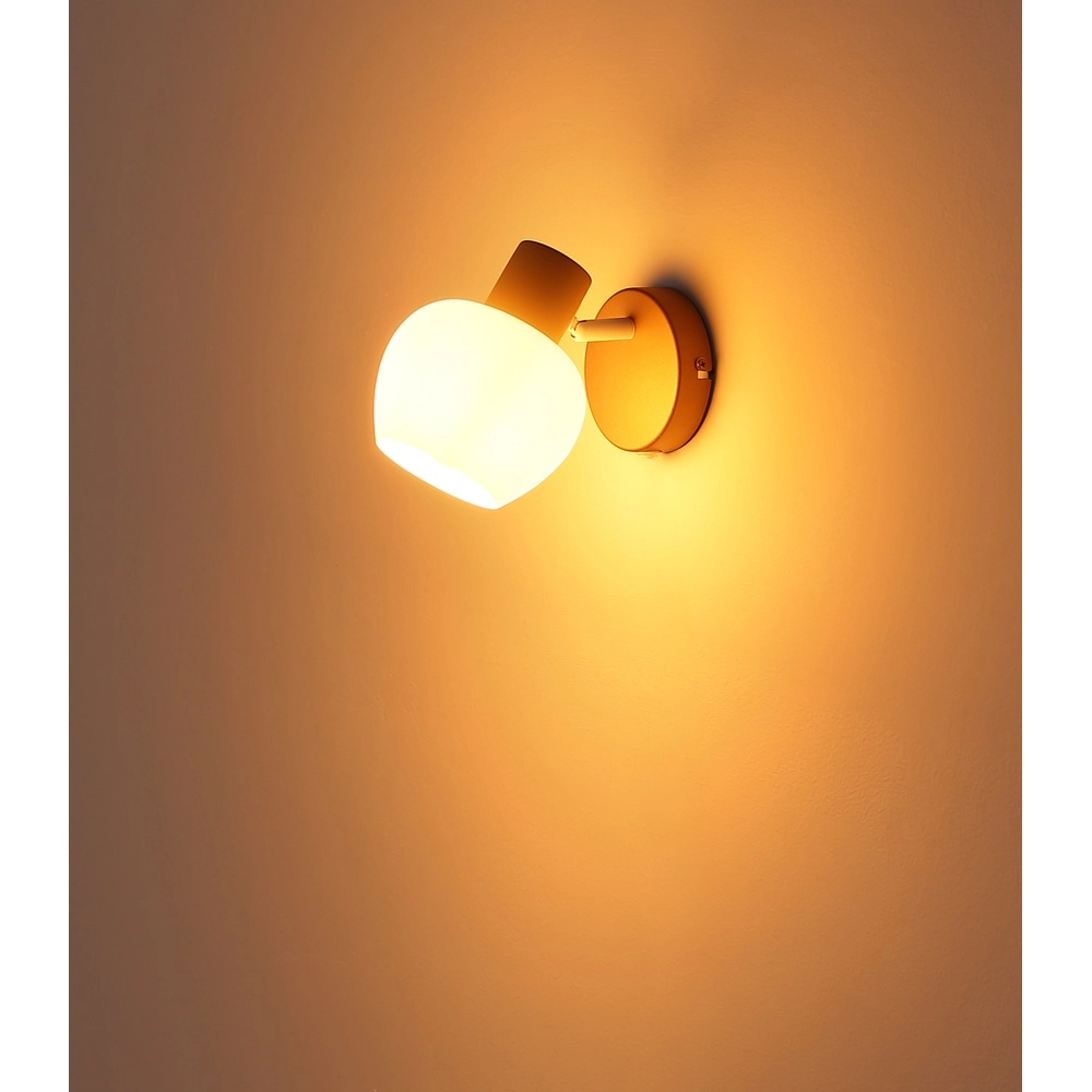 Wandlamp Eileen koffie bruin Globo 9007371586561