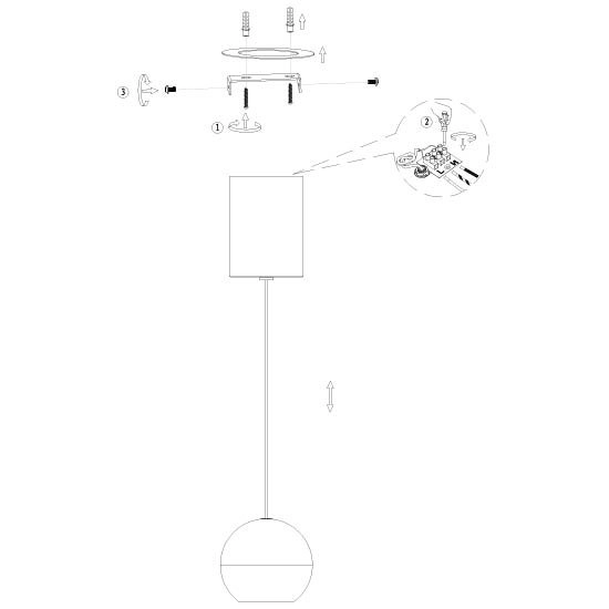 Led pendel Belluno zwart Steinhauer 8712746183924