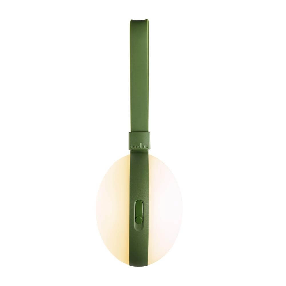 Strak tafellampje Bring To-Go groen Ø 12cm Nordlux 5704924014734
