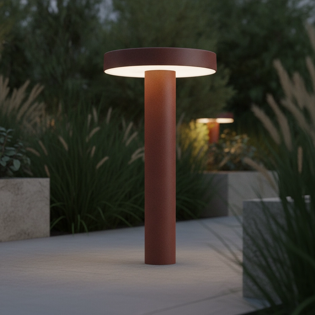 Tuinlamp Mood 20cm roestbruin