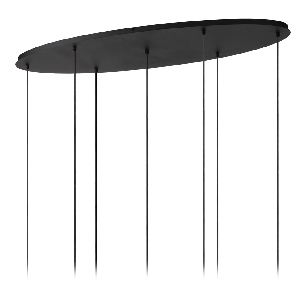 Zwarte hanglamp Eloise 7-lichts Lucide 5411212452481