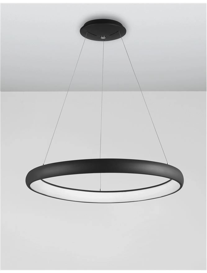 Design hanglamp Albi zwart Ø 61cm Lyora 5212017416872