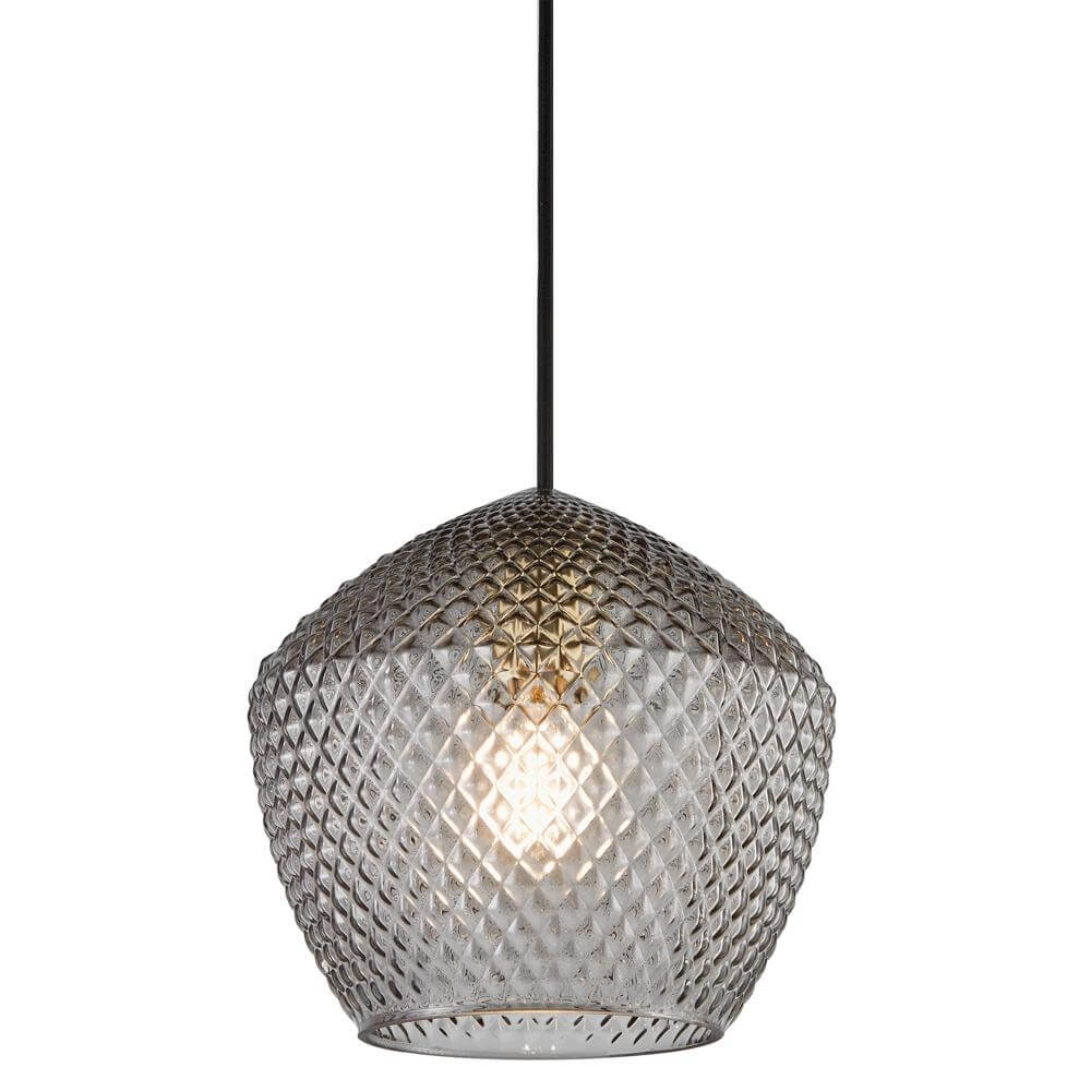 Plafondlamp Orbiform messing met smoke glas Nordlux 5704924001536