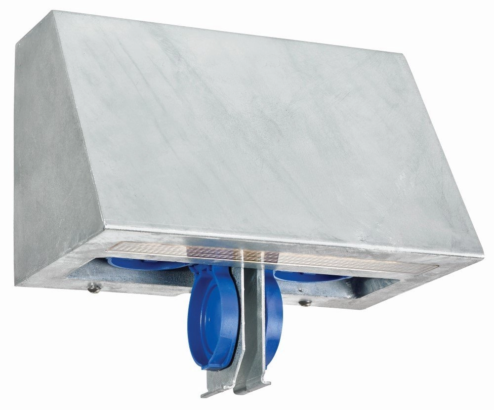Buitenlamp Ski Plug met stopcontacten Franssen 7042891390030