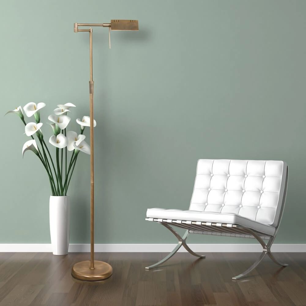 Led staanlamp Mexlite bronsbruin Steinhauer 8712746049541