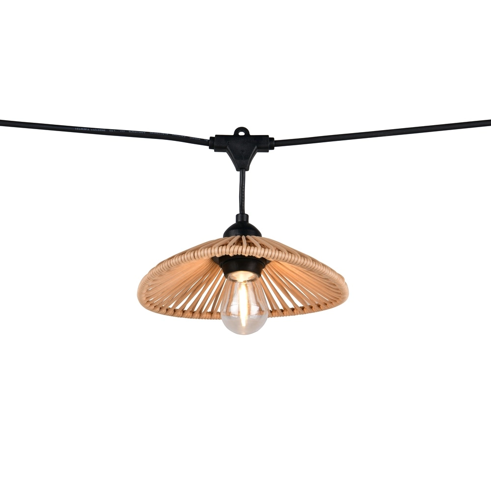 Lichtslinger Chain zwart met bruin 600cm Trio 4017807697612