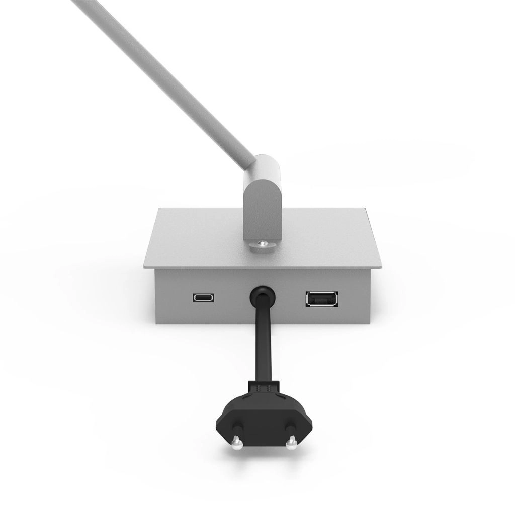 Wand leeslamp Retina metaal grijs Steinhauer 8712746165098