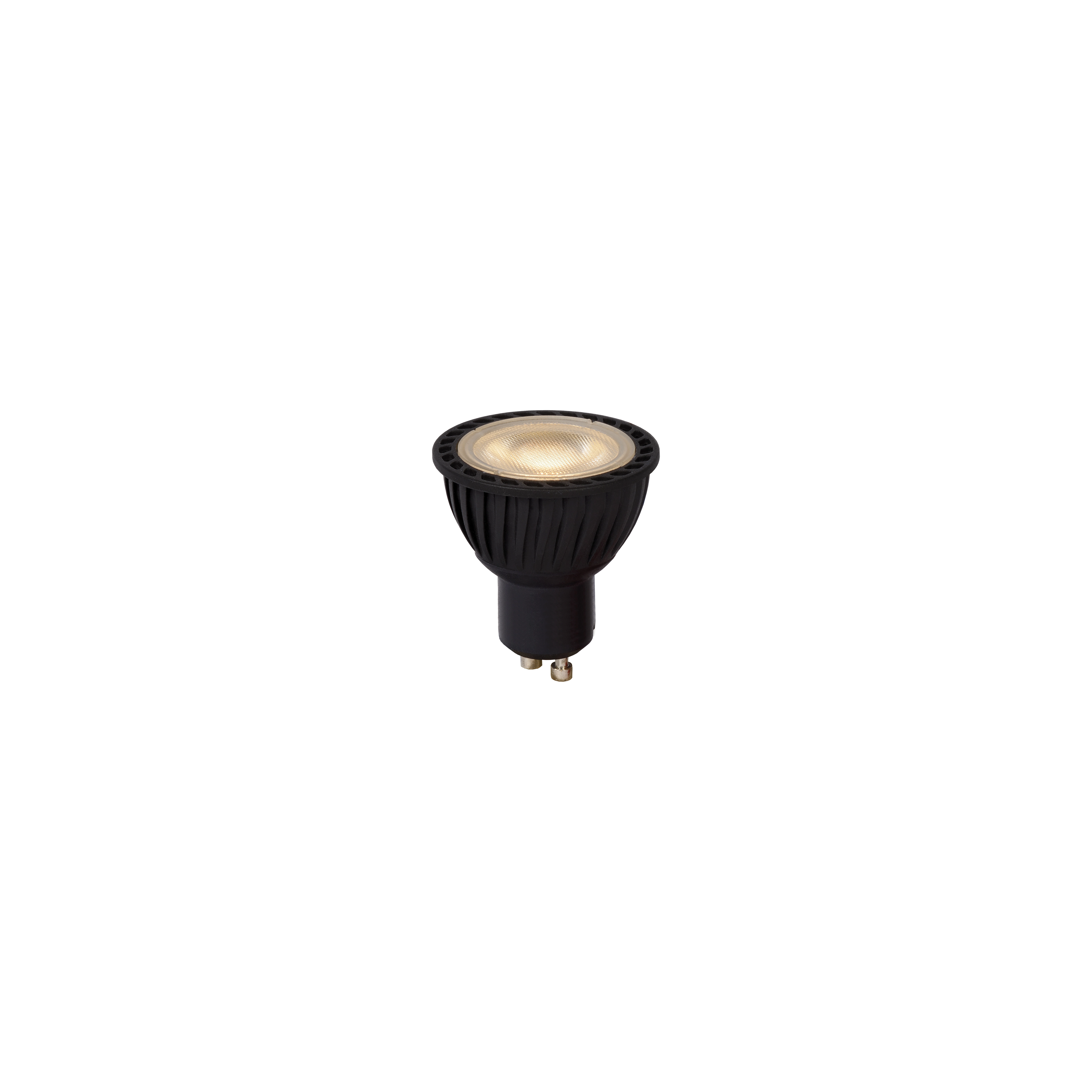 5W Led GU10 - 3000K zwart dimbaar Lucide 5411212490643