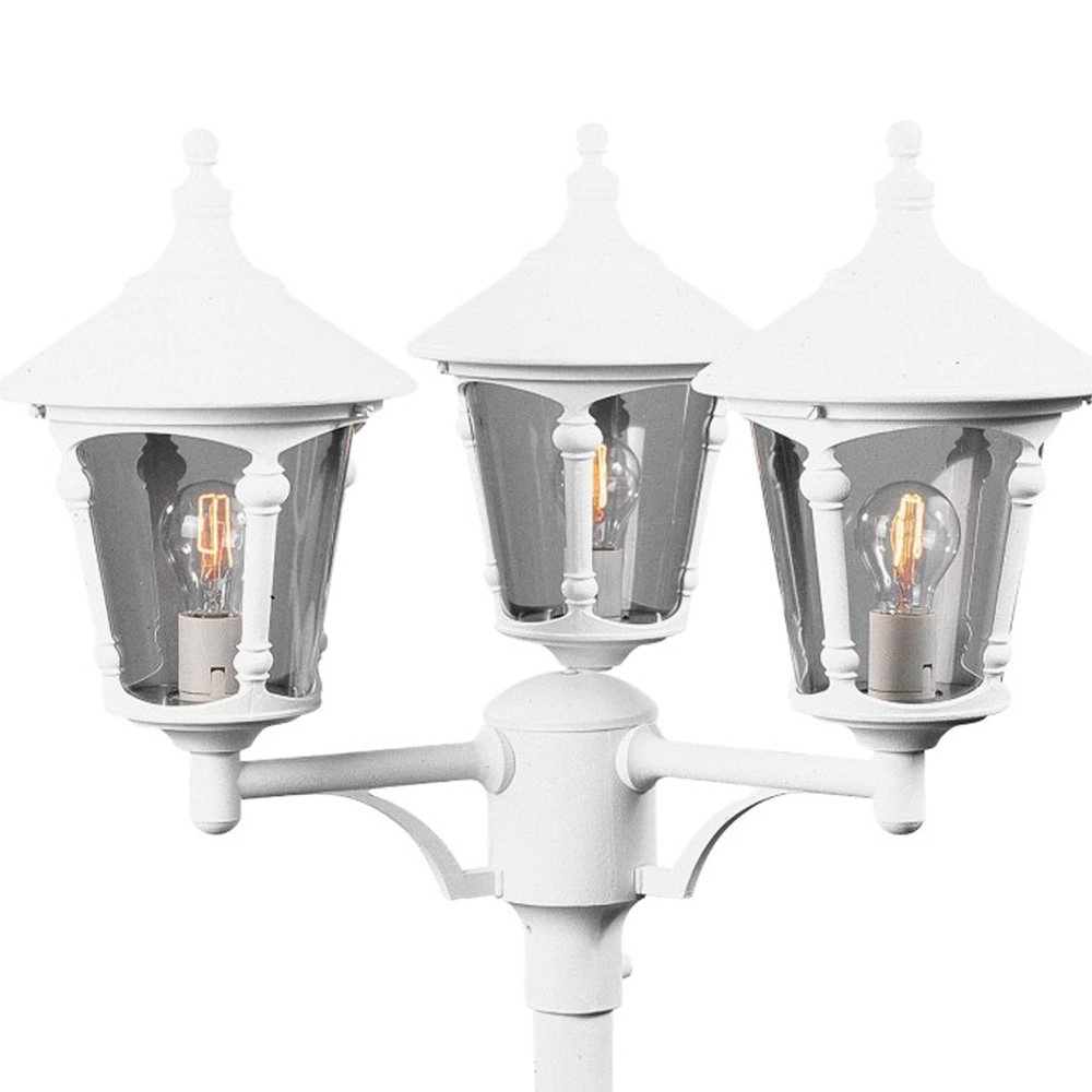 Lantaarnlamp Virgo 3-lichts wit