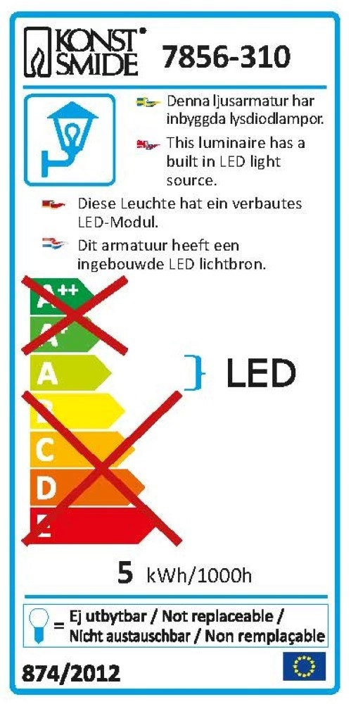 Led grondspot Spot Round verstelbaar KonstSmide 7318307856316