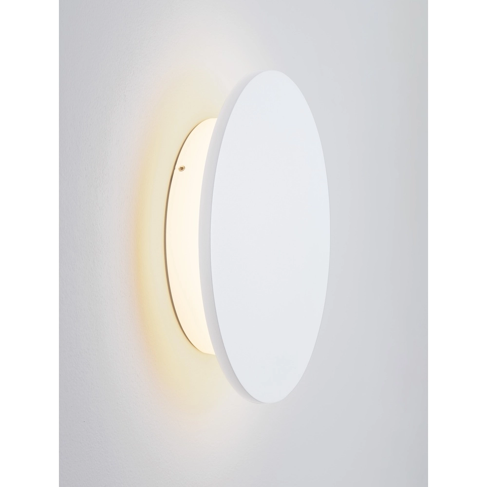 Ronde wandlamp Copper wit Ø 24cm