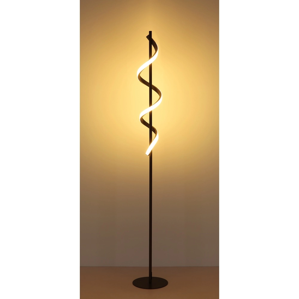 Vloerlamp Spiro brons met zand bruin Globo 9007371590315