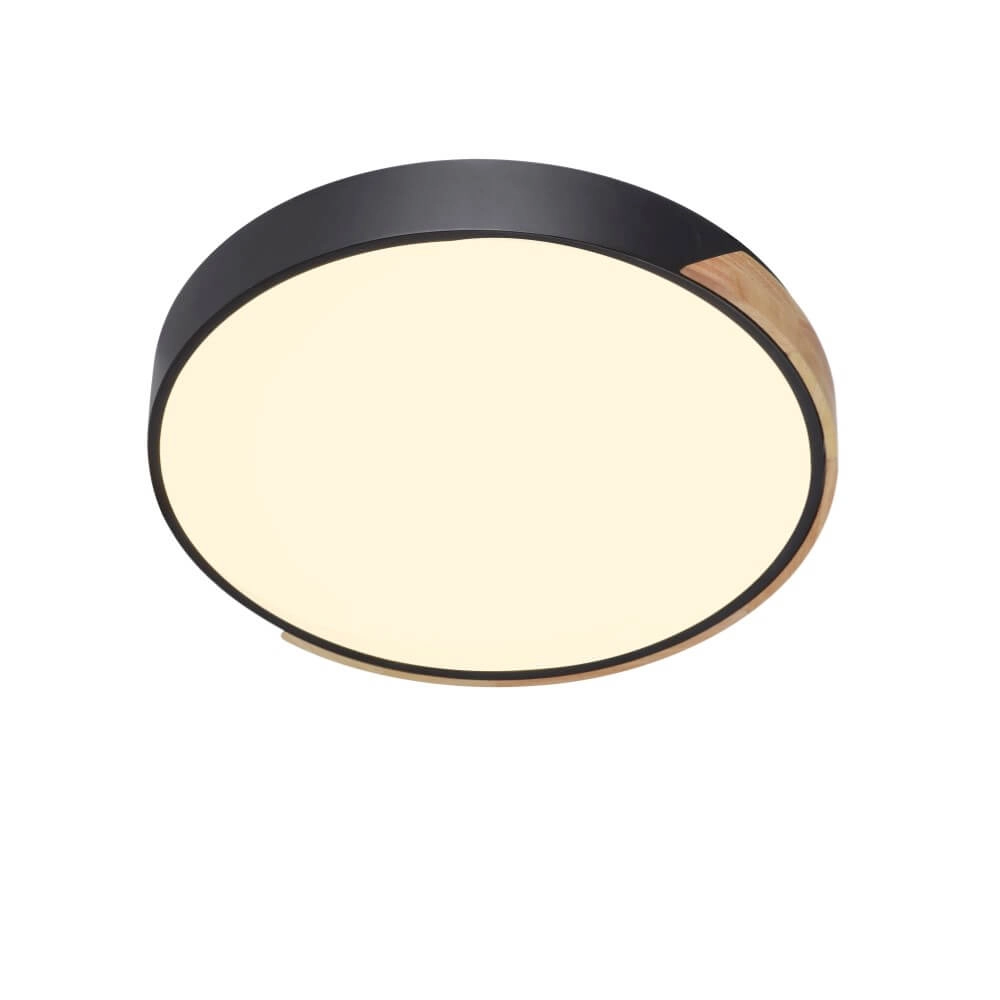 Ronde plafondlamp Q-Bila zwart