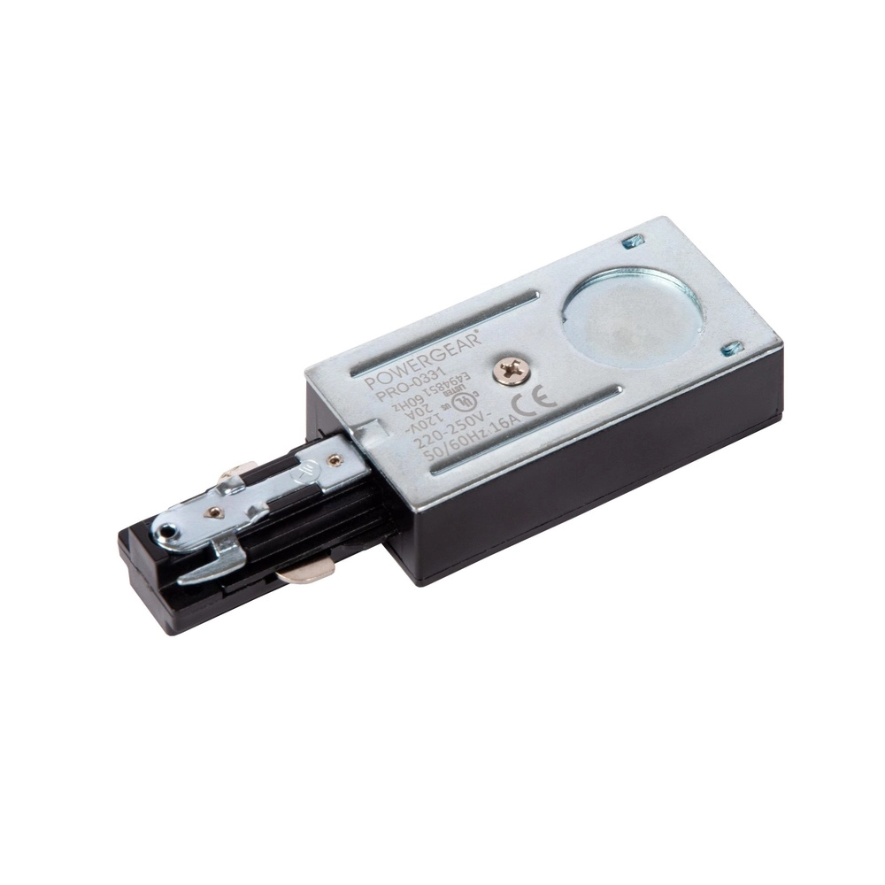 Rail voeding Track 1-fase zwart Lucide 5411212093622