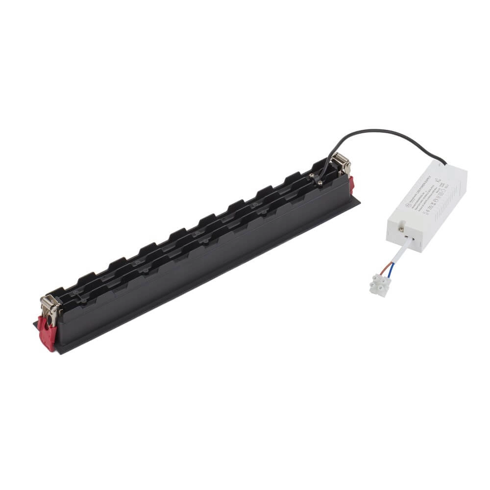 Zwarte inbouwspot Midi Led 10x1 leds - 3000K Lyora 5903139100632
