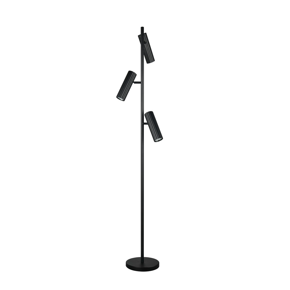Design vloerlamp Soka zwart Trio 4017807658644