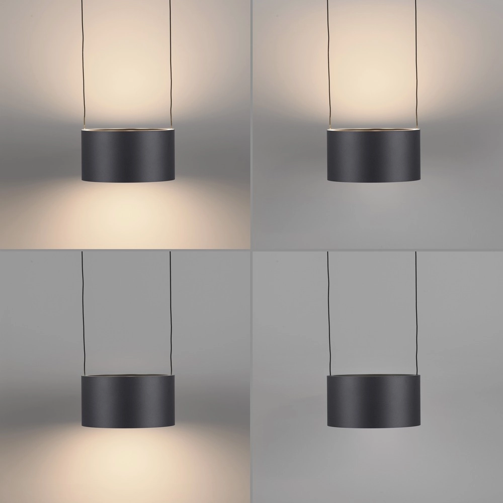 Design led hanglamp Pure Clipse Mystic grey Paul Neuhaus 4012248396315