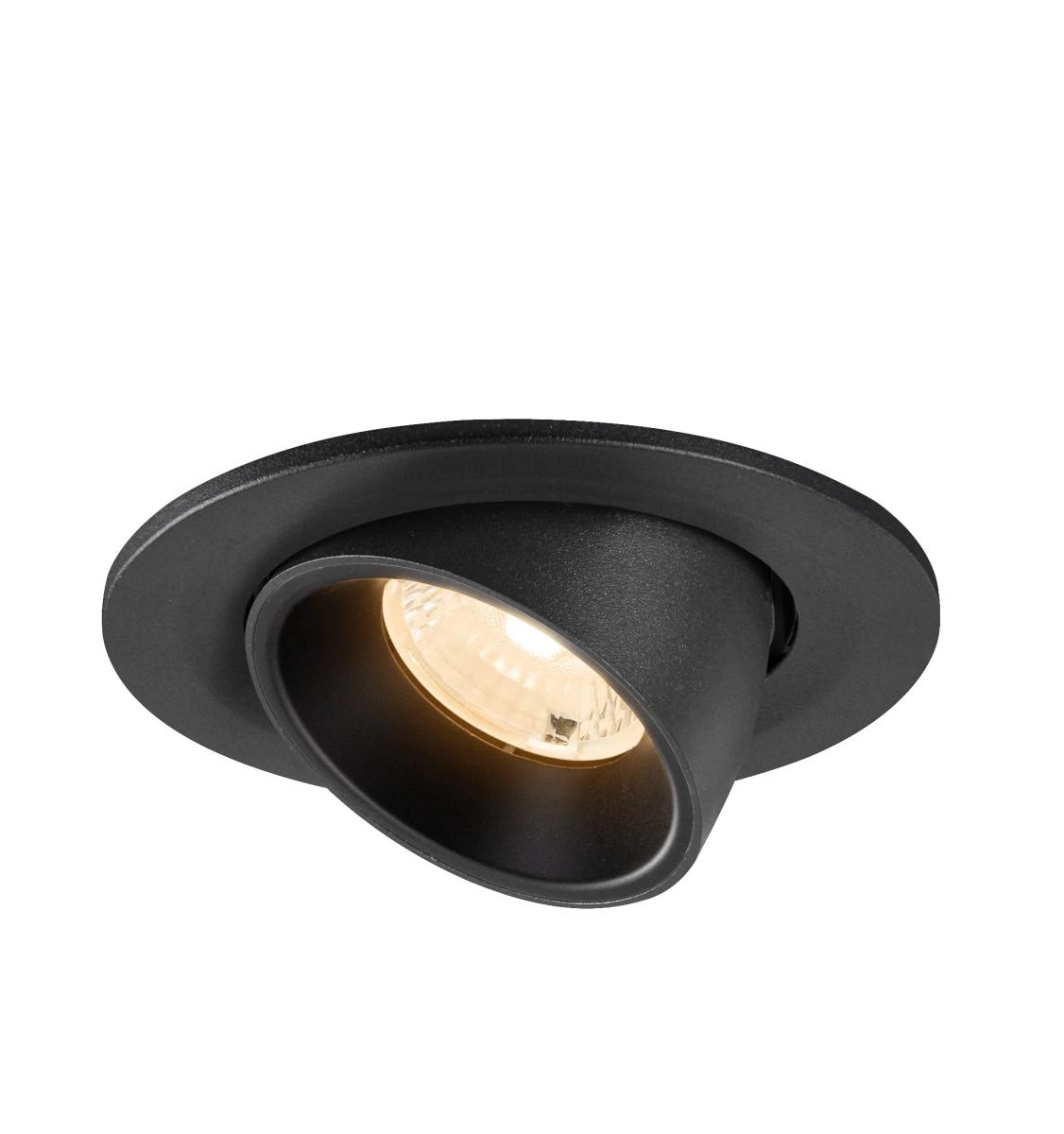 Inbouwspot Numinos Gimble S zwart 2700K - 40gr SLV 4024163313728