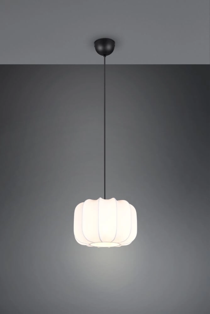 Witte design hanglamp Madleine Ø 25cm Trio 4017807637465