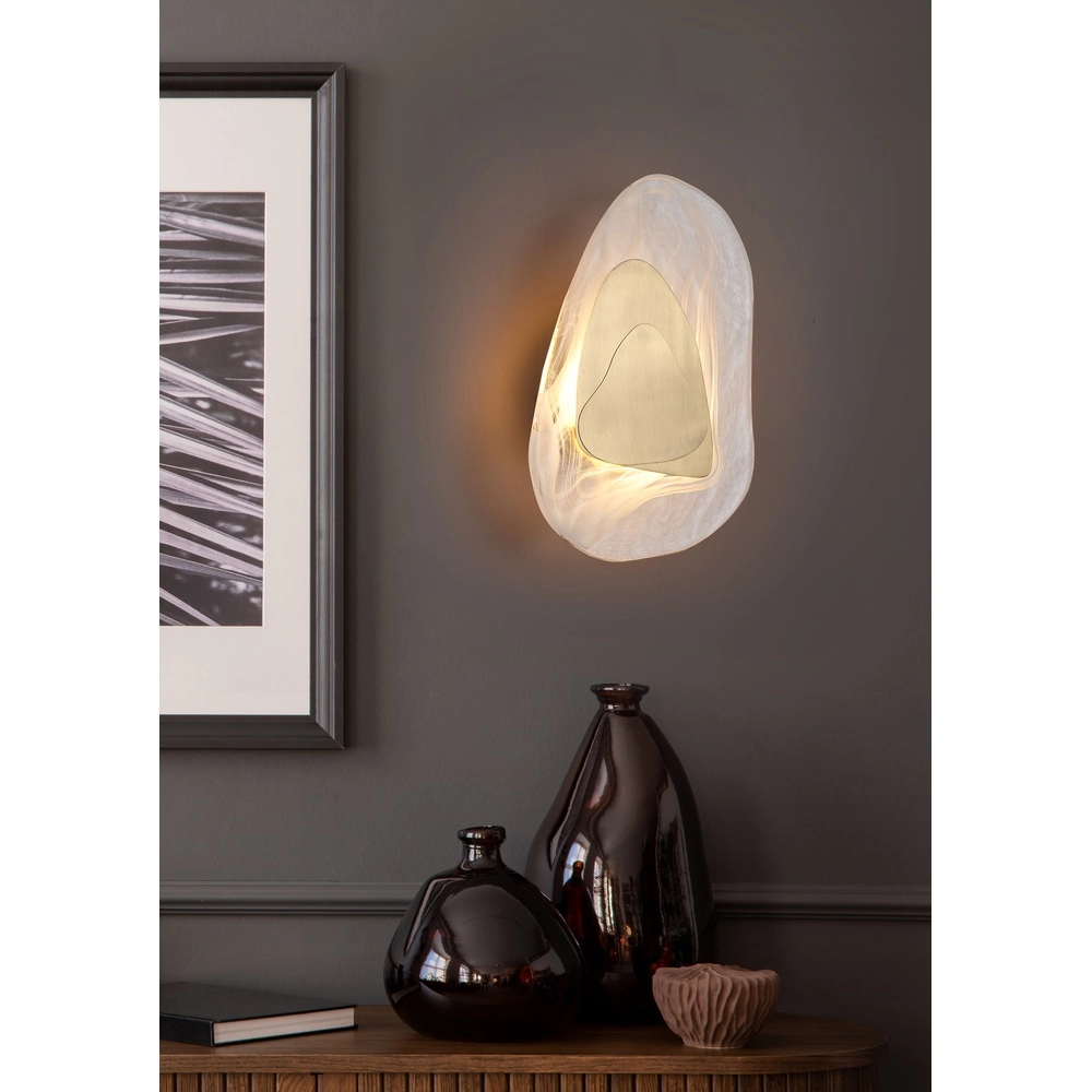 Wandlamp Destiny goud