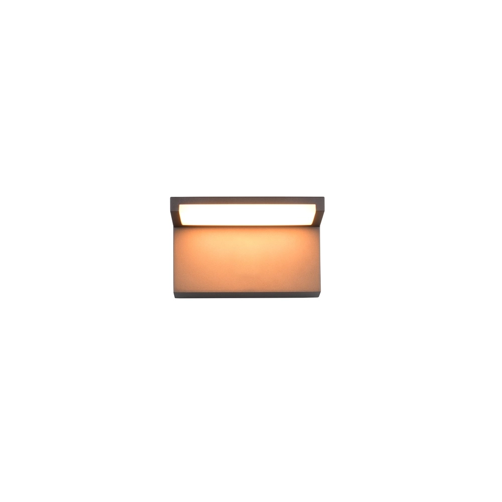 Moderne wandlamp Ravi antraciet Trio 4017807686876