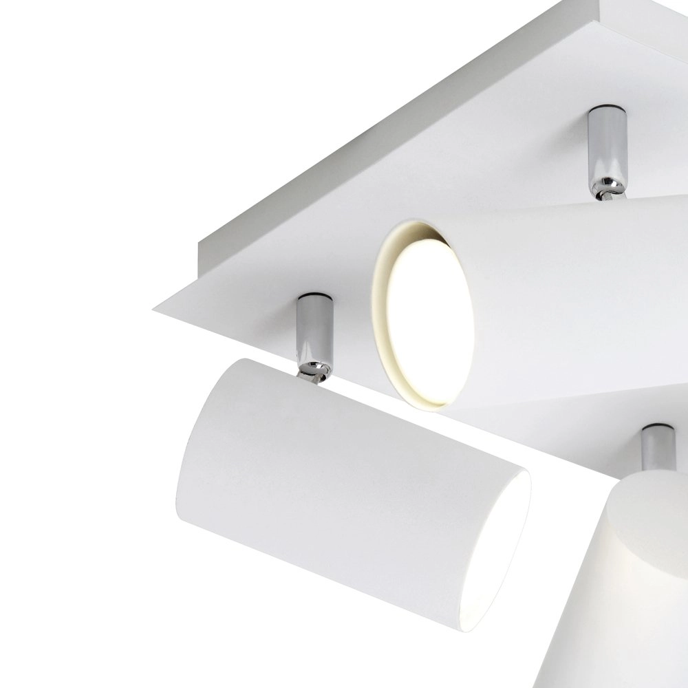 Plafondspot Series 8024 4-lichts wit Trio 4017807227574