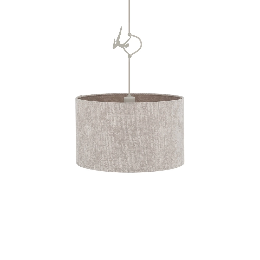 Hanglamp Cedro zand bruin Ø 40cm Lyora 5903139116640