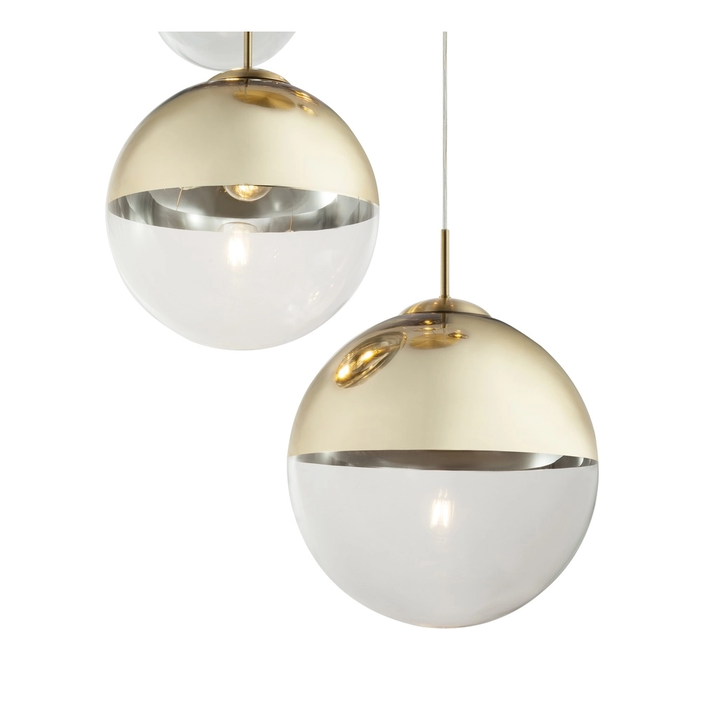 5-lichts hanglamp Varus goud Globo 9007371377466