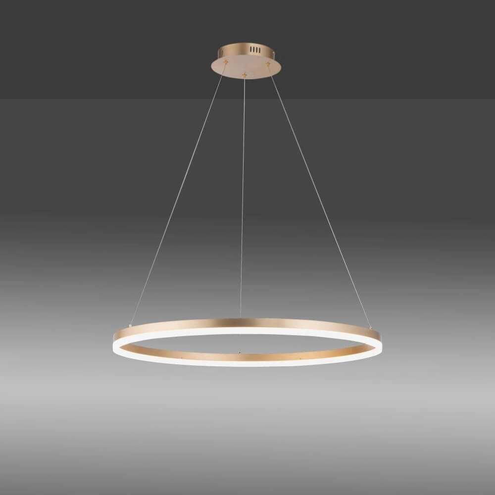 Moderne hanglamp Titus Ø 80cm antiek messing Paul Neuhaus 4012248362877