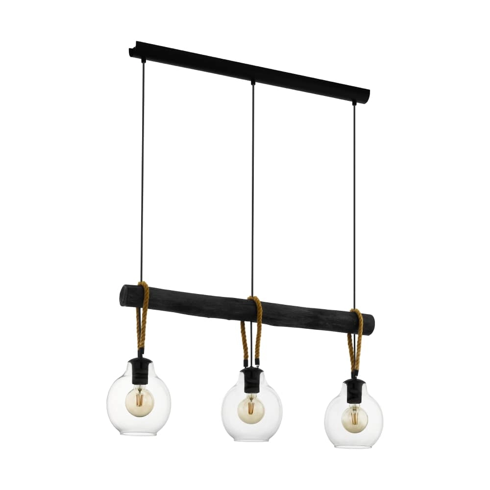 Eettafel hanglamp Roding met touw