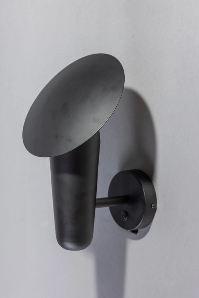 Moderne wandlamp The Britt zwart met goud ETH 8720195304418