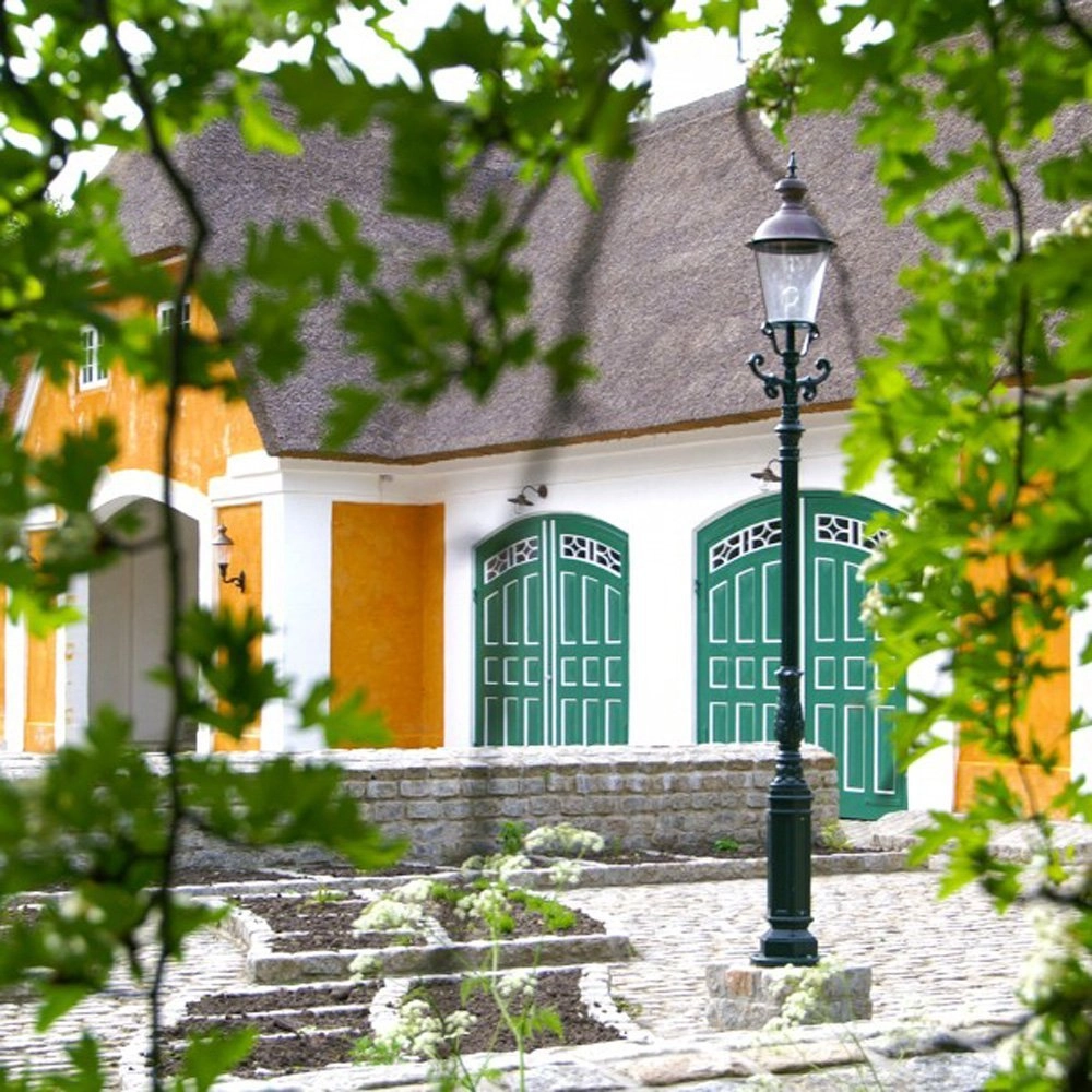 Nostalgische tuinlamp Dusseldorf zwart KS verlichting 8714732080149
