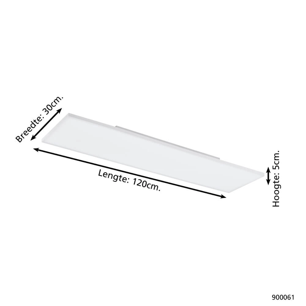 Plafonnière Zigbee Turcona-Z 120x30cm wit Eglo 9008606221967