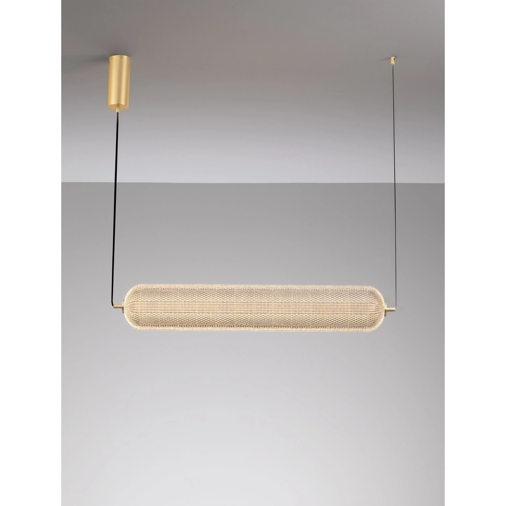 Unieke hanglamp Klelia horizontaal goud Lyora 5212017452696