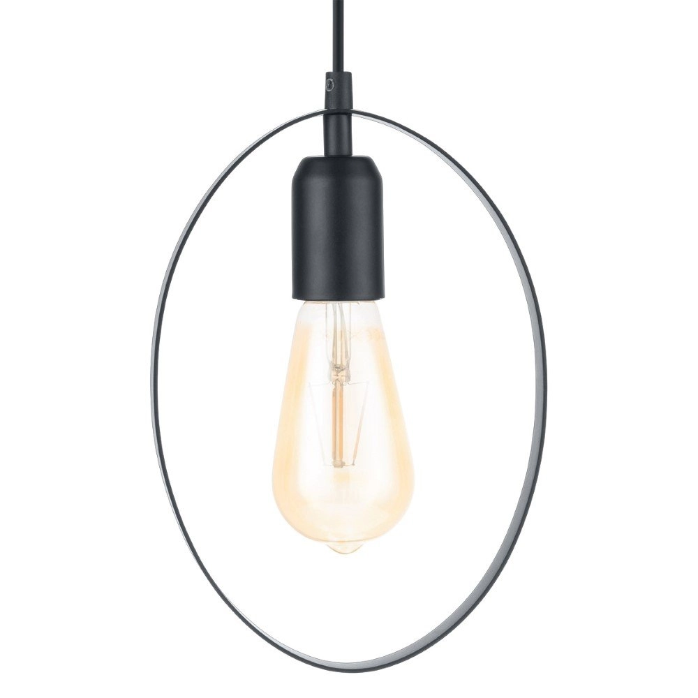 Hanglamp Bedington Oval zwart