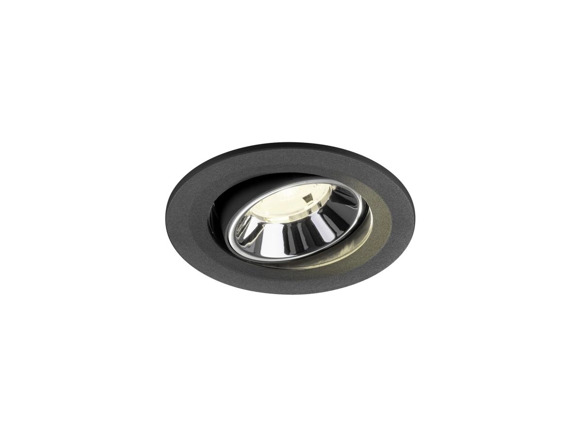 Inbouwspot Numinos Move S zwart/chroom 4000K - 20gr