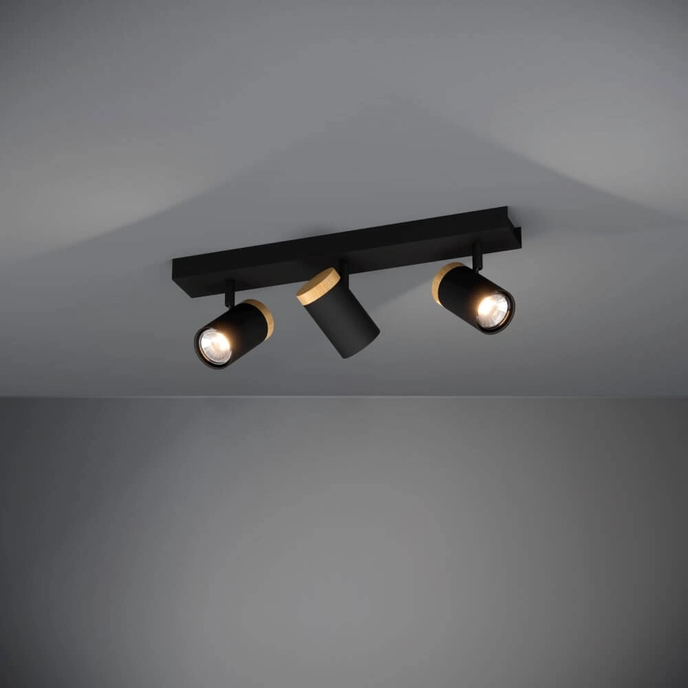 Zwarte opbouwspot Cartagena Stars of Light 9002759396480