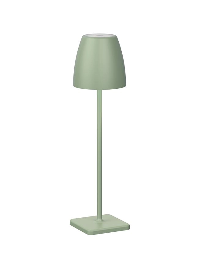 Oplaadbare tafellamp Colt 38cm olijfgroen