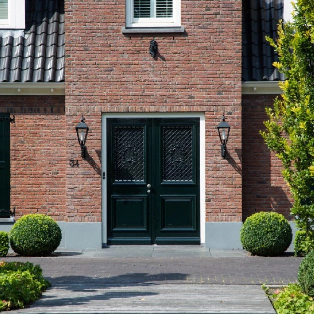 Muurlamp Zandvoort nostalgie - zwart KS verlichting 8714732122849