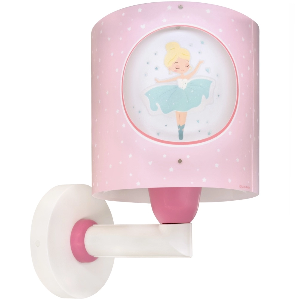 Wandlamp Princess Dance roze glow in the dark Dalber 8420406609195
