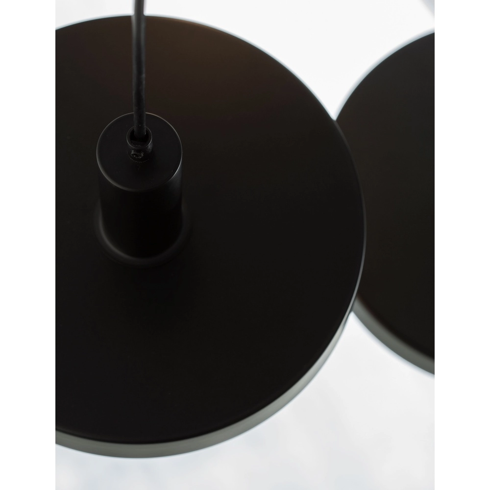 Design hanglamp Garni 3-lichts zwart Lyora 5212017420770