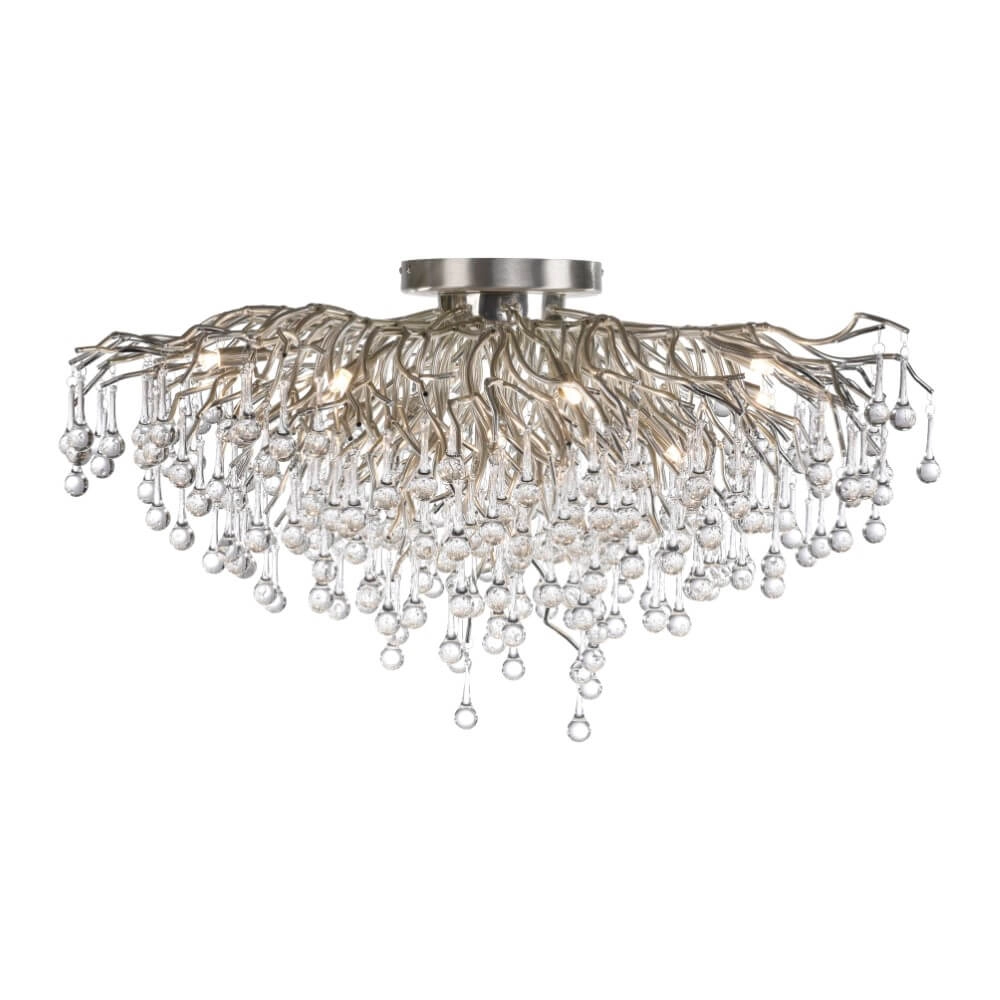 Kroonluchter Icicle metaal 100cm Paul Neuhaus 4012248352113
