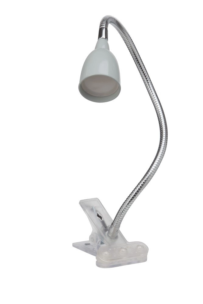 Grijze bureaulamp Anthony met klem Brilliant 4004353175510
