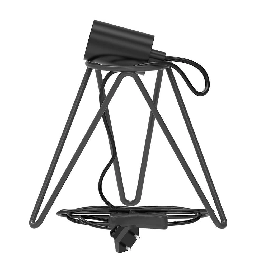 Zwart tripod lampje Tripod