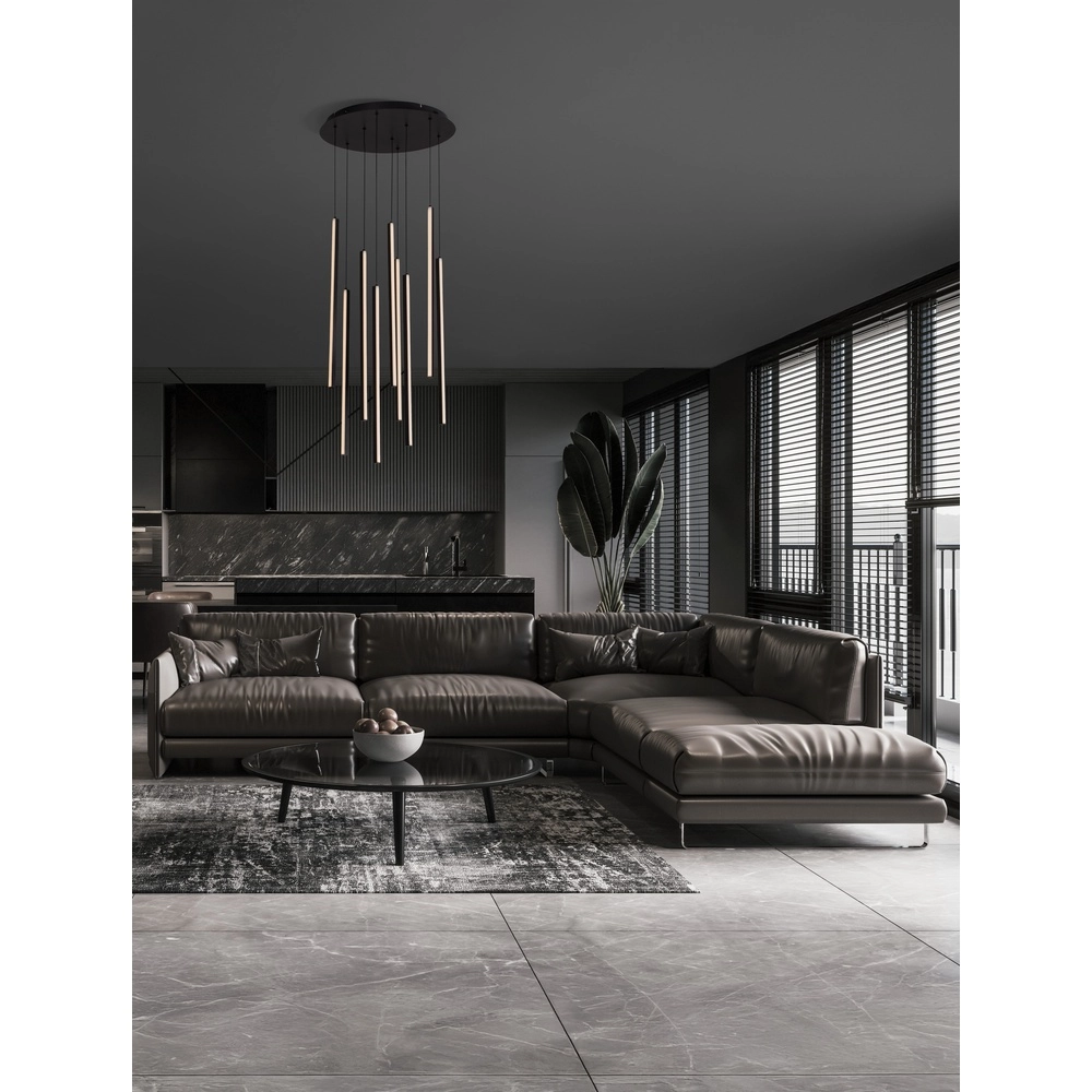 Design hanglamp Gratta zwart Ø 50cm Lyora 5212017468536